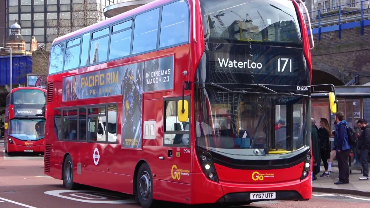Londons Buses at Waterloo 14th March 2018