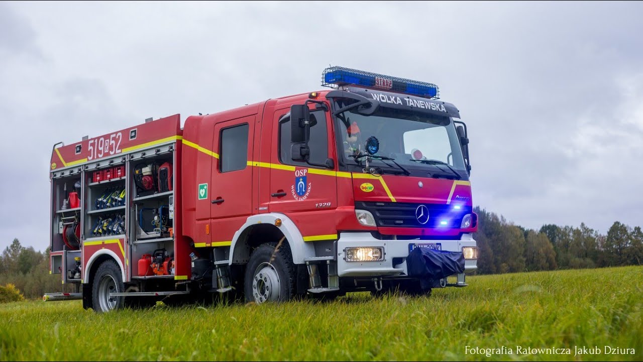POKAZ JEDNOSTKI OSP WÓLKA TANEWSKA - 519[R]52 GBA 2,5/16 MERCEDES ATEGO 1329/BOCAR