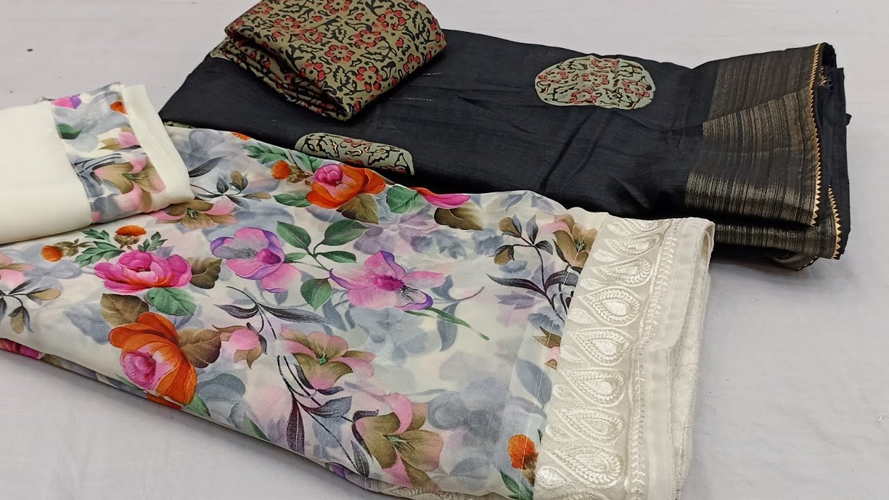 party wear sarees#siquns work #zilmil silk sarees#sibori print#bandhani sarees#new sarees collection