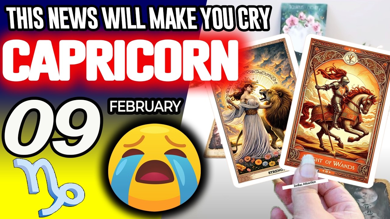 Capricorn ♑🔞THIS NEWS WILL MAKE YOU CRY😭🆘 horoscope for today FEBRUARY 9 2026 ♑ #capricorn tarot