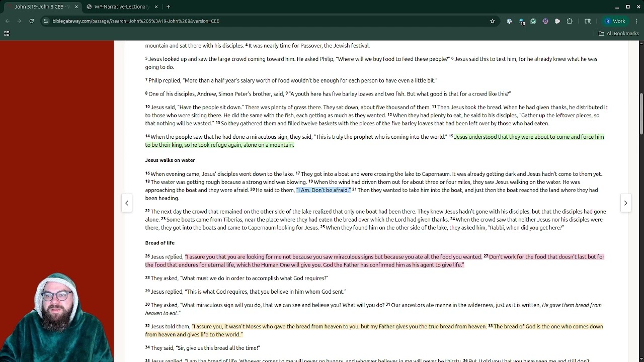 Between the Narrative: John 5:19 - 8:51