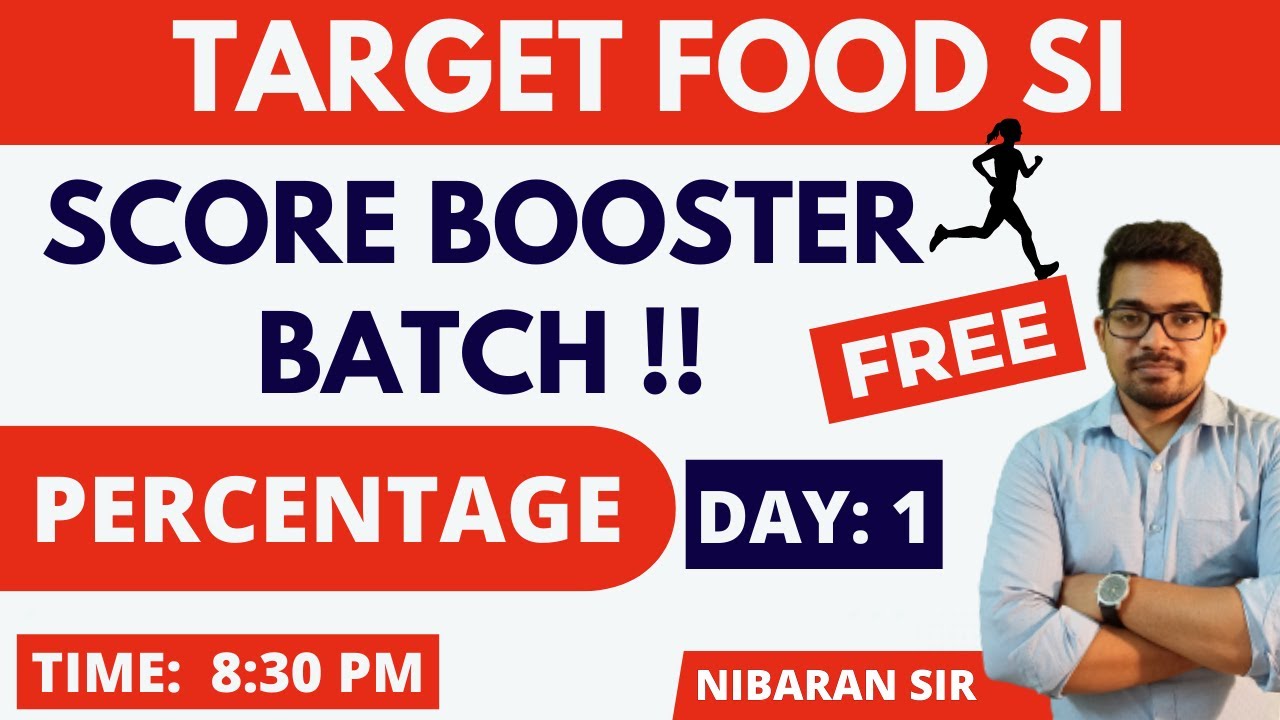 WBPSC FOOD SI Math Class 1 | FOOD SI Preparation 2023 Math | Nibaran sir maths