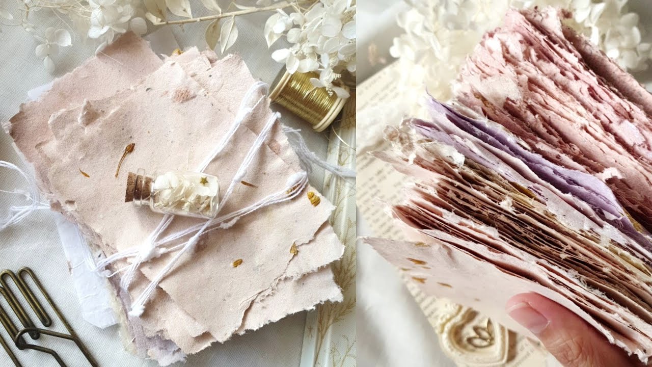 how to make 𝑠𝑜𝑓𝑡 handmade paper &bull; tips & tricks in diy papermaking [tutorial]