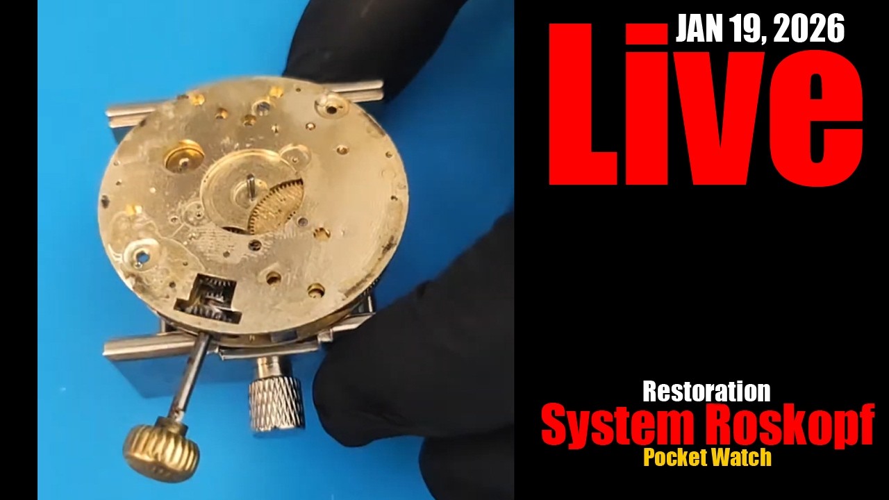Repair System Roskopf Pocket Watch - Part 2 Assembly
