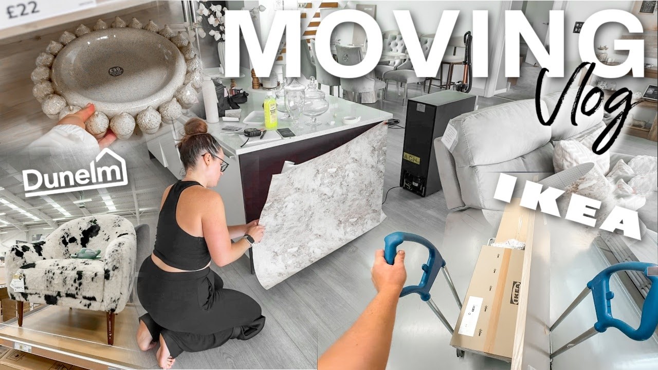 Кухонный остров из мрамора своими руками! Поездка в IKEA + Dunelm и планы на переделку! | ВЛОГ О ...