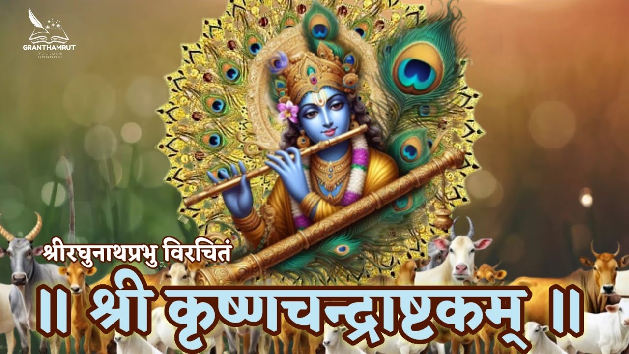 श्रीरघुनाथप्रभु विरचित श्री कृष्णचन्द्राष्टकम् | Shri Krishnachandra Ashtakam by Sri RaghunathPrabhu