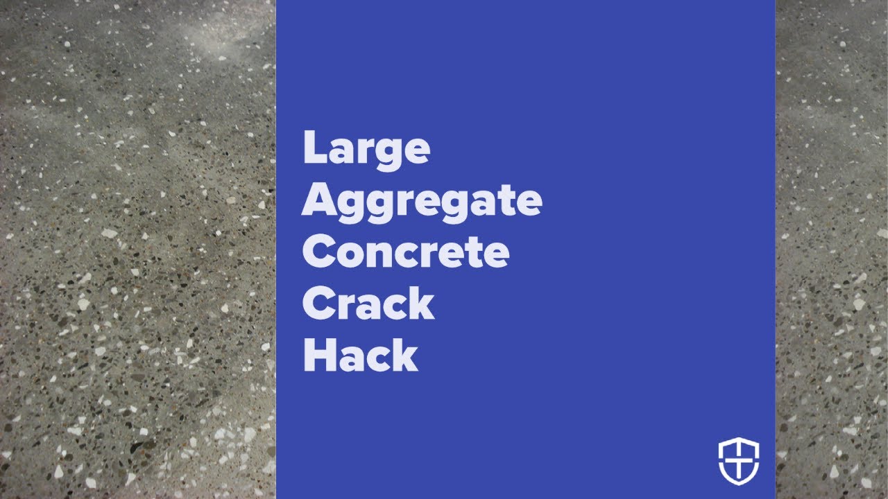Large Aggregate Concrete Crack Hack