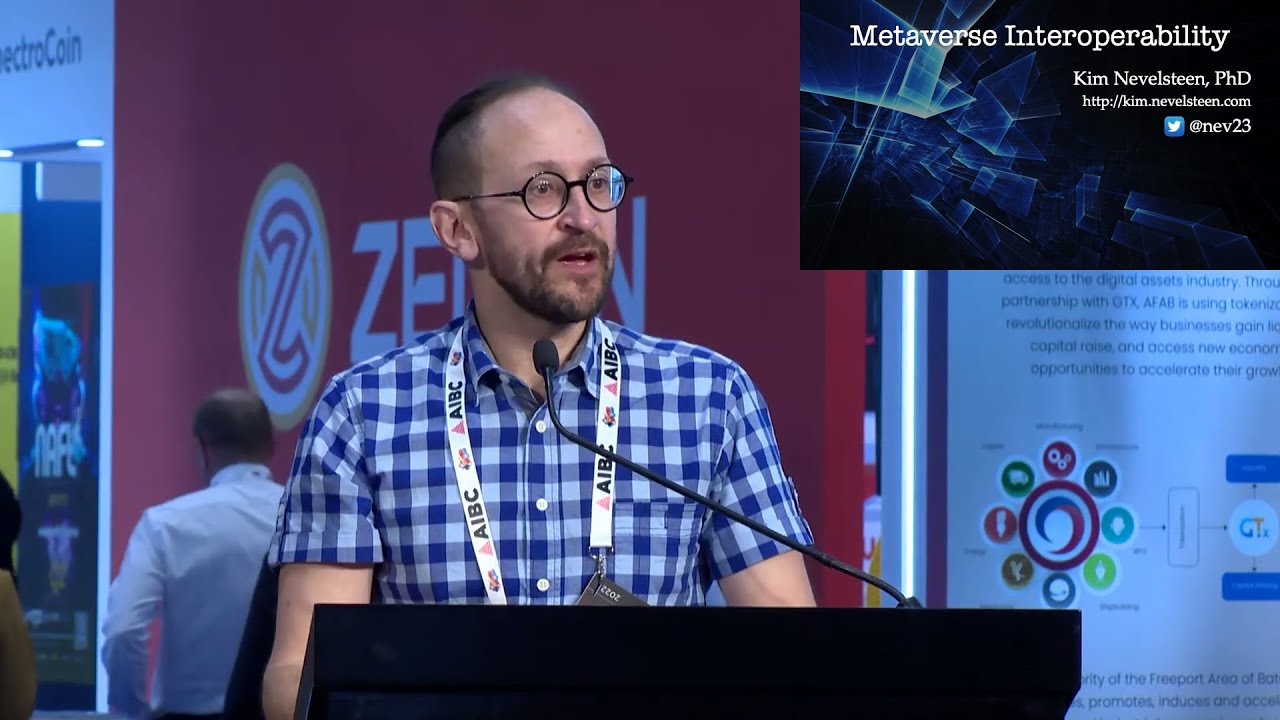 Metaverse Interoperability Keynote (with slides and annotation) | AIBC UAE 2022