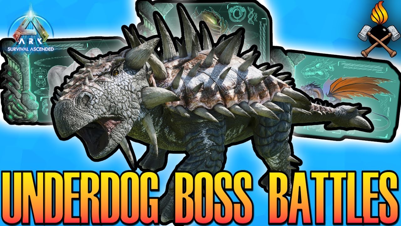 Ankylosaurus vs. The Island Bosses! [Underdog Boss Battles!]