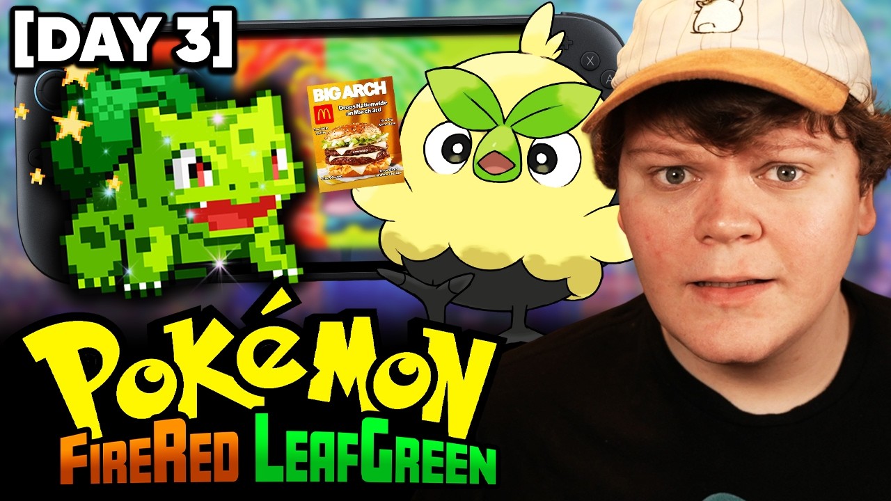 [DAY 3] I NEED This Shiny Starter In Pokemon Fire Red & Leaf Green...
