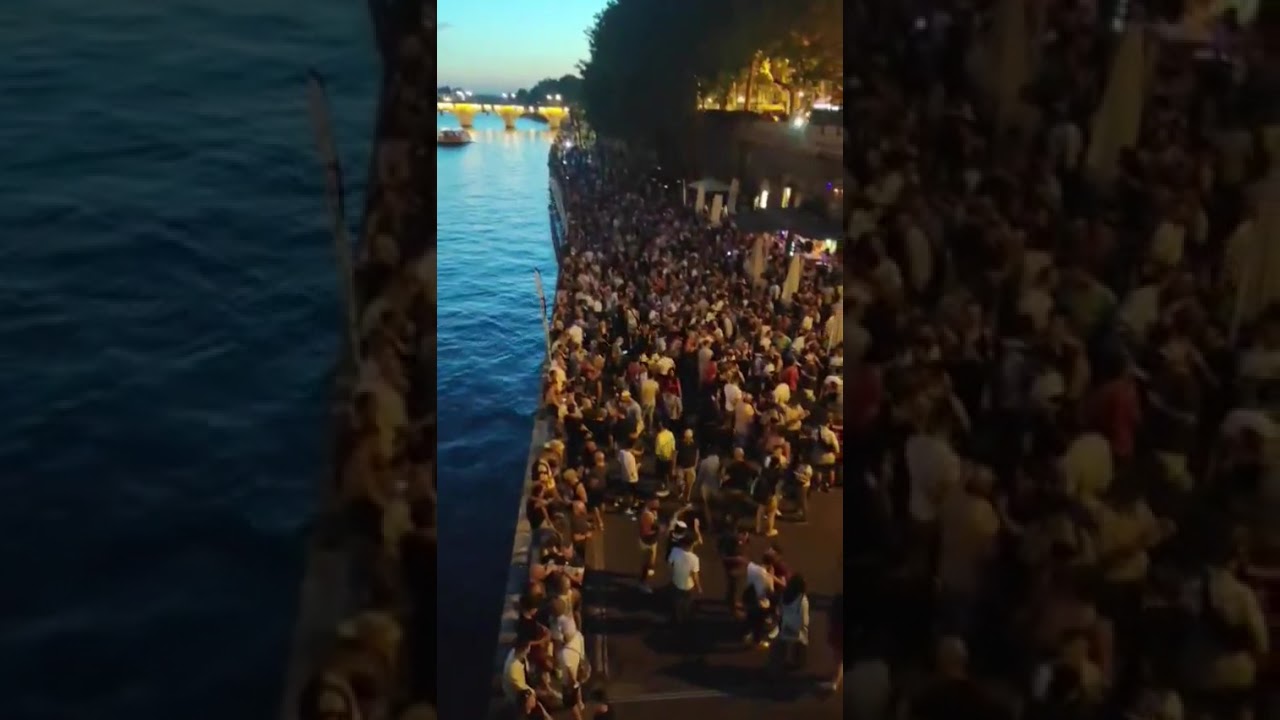 Les quais de Seine le soir &agrave; Paris, France 🇫🇷. # paris #quais #soir #f&ecirc;te