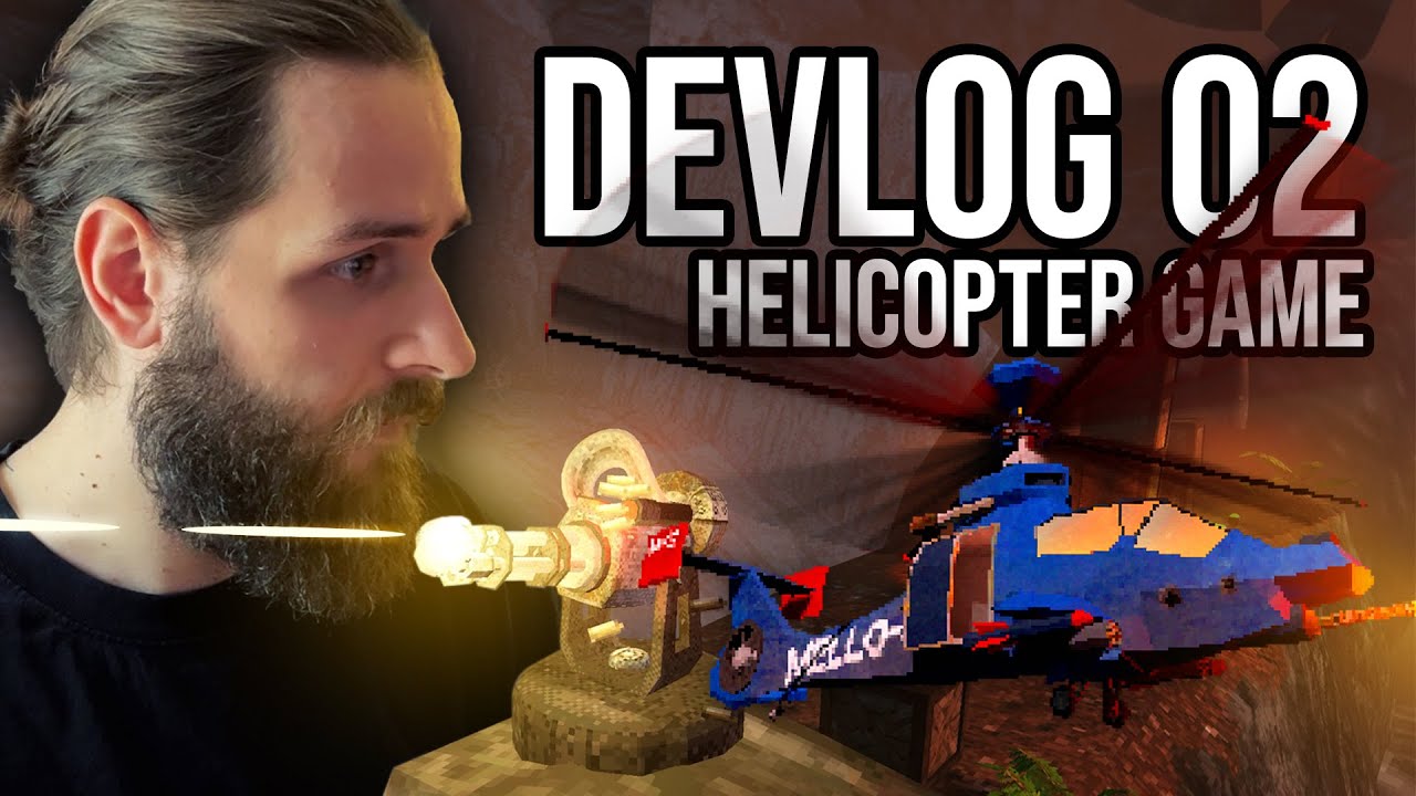 Making a helicopter flying game as my first game - Devlog 02