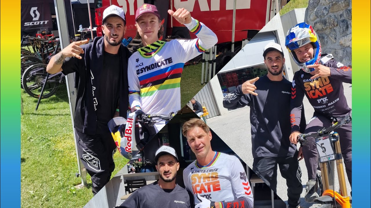WORLD CUP DOWNHILL  LENZERHEIDE  2022 with the master//Greg Minnaar//