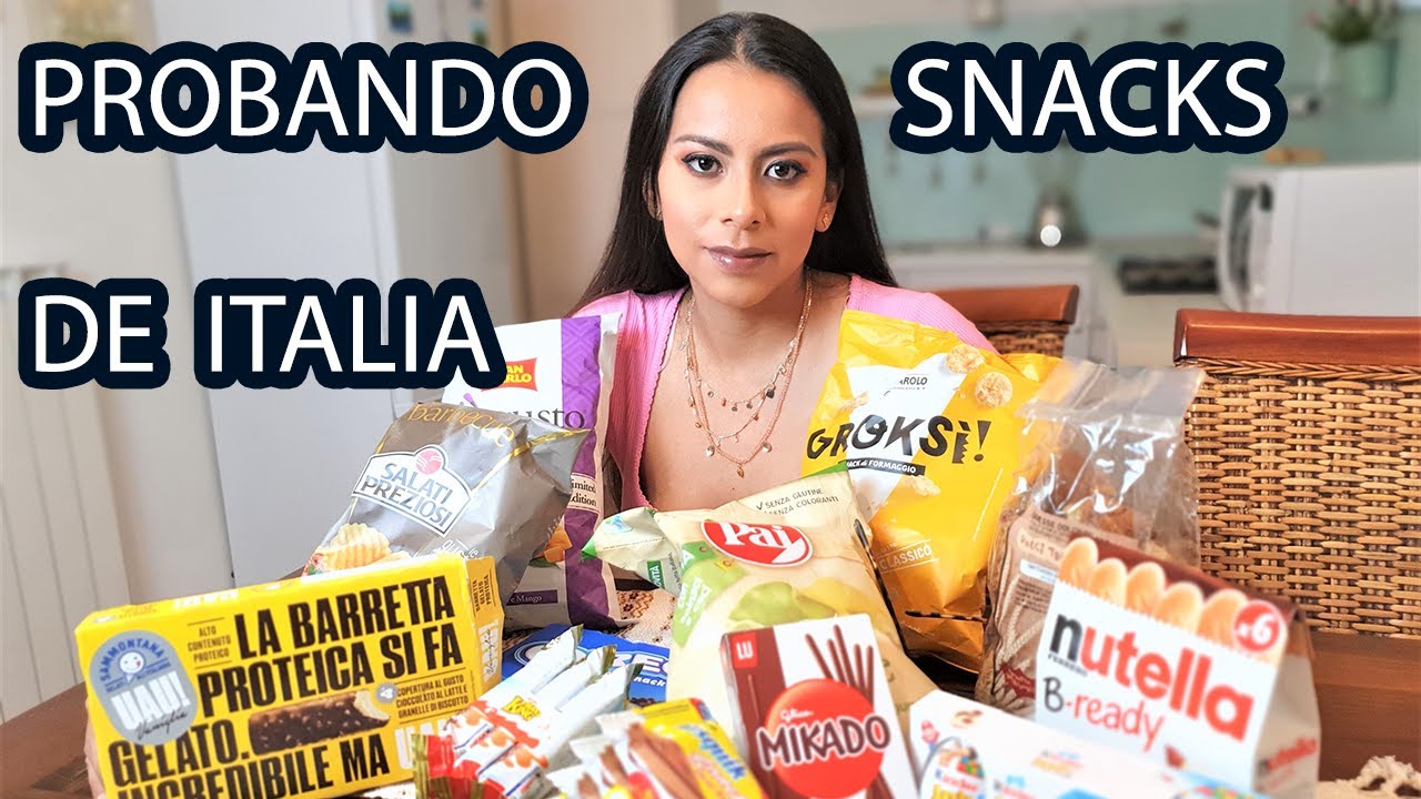 Probando Snacks que consumen los italianos - Que tan diferentes son respecto a Latino America?