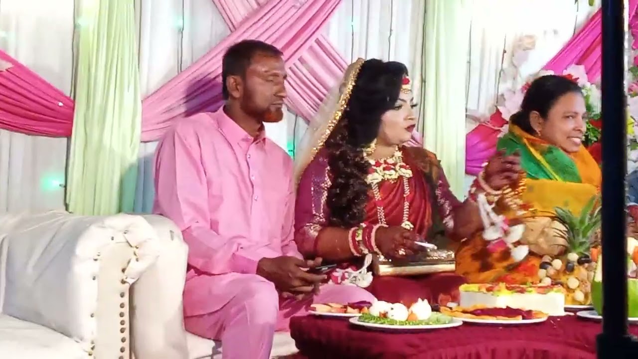 জুথির গায়ে হলুদ  সন্ধ্যায় 