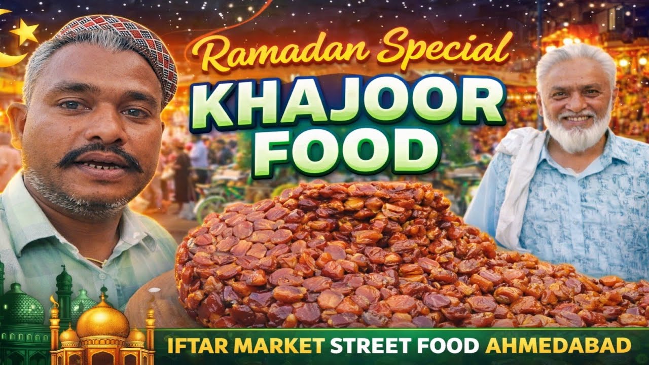Ramadan Special Food Full Vlog | Iftaar Market Street Food | Ahmedabad Gomtipur Char Toda Kabrastan