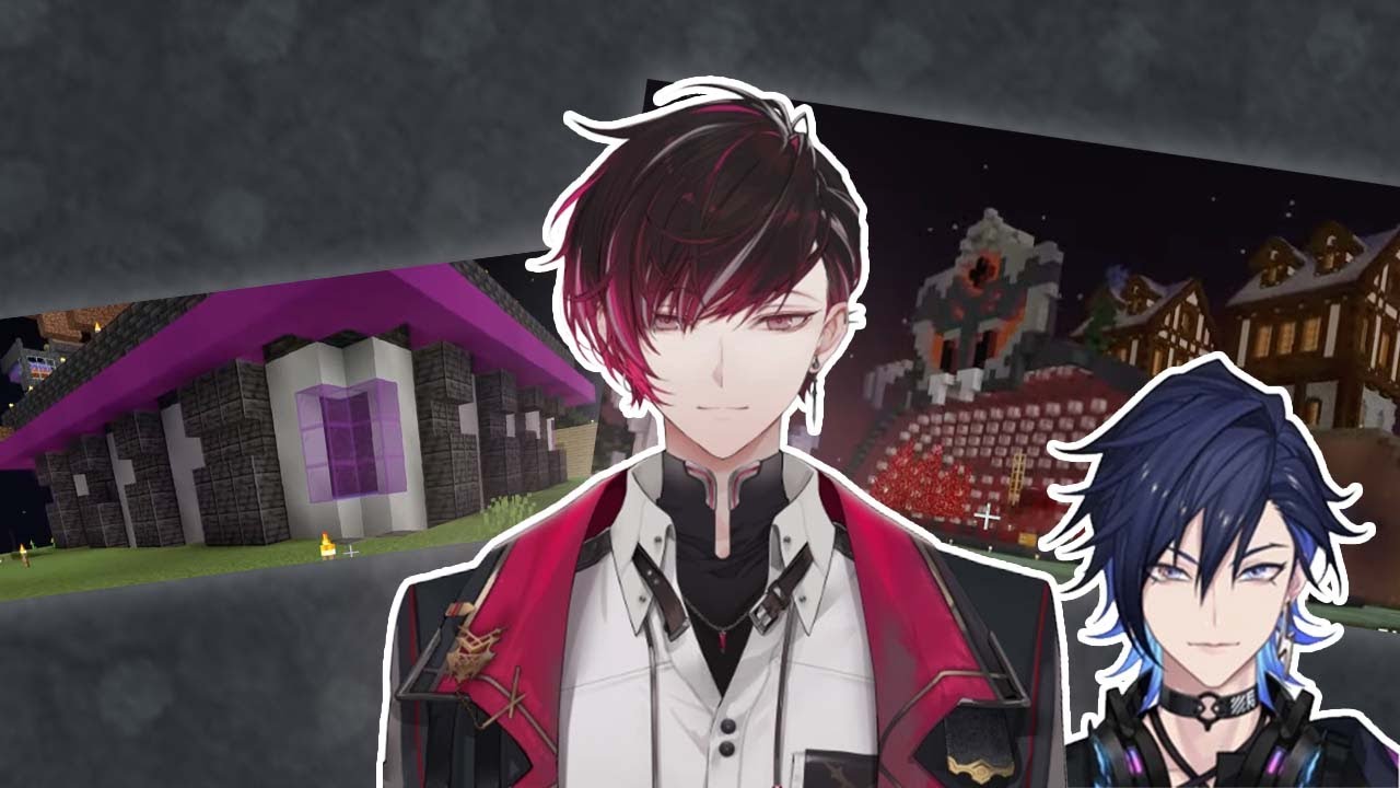 Ver Vermillion shows his respect to Yugo's Minecraft builds...【NIJISANJI EN | Ver Vermillion】