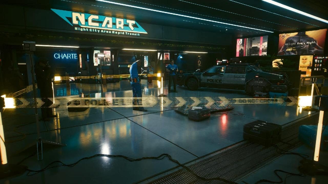 Ultra Realistic Night Walk in 4K on PS5 – Cyberpunk 2077