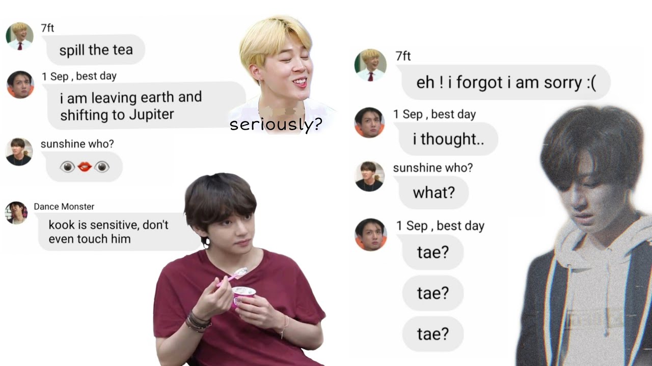 JunGkooKie iS sAd 😔| BTS texts