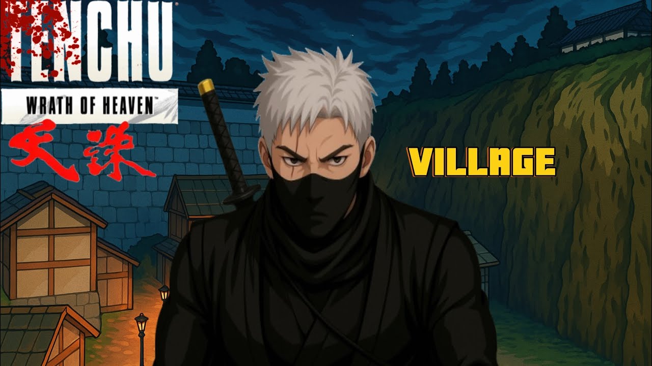 Tenchu Wrath of Heaven Aethersx2 - Mission Coop in Village (Rikimaru)