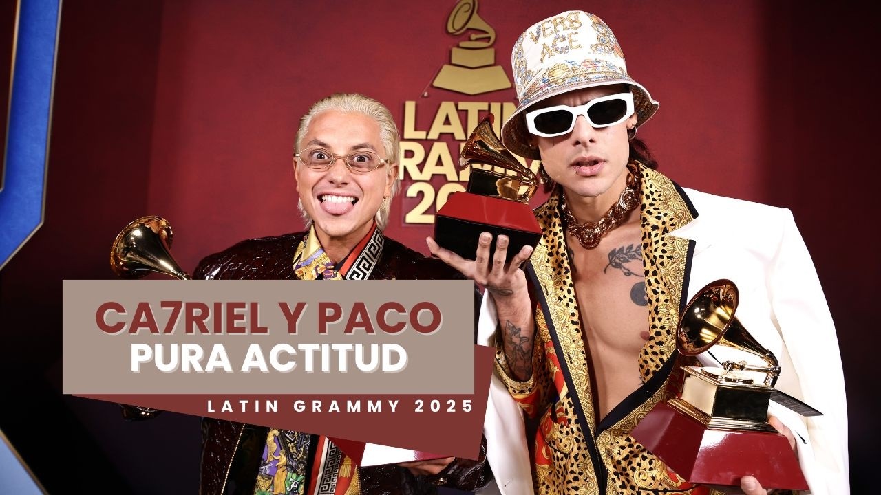 Ca7riel & Paco: el momento más viral de la sala de prensa | Latin GRAMMY 2025