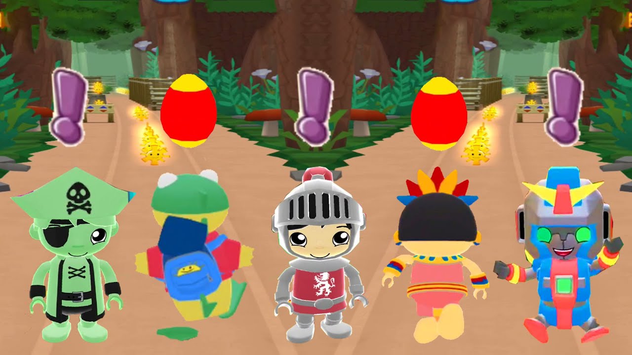 TAG WITH RYAN GHOST PIRATE VS SIR RYAN VS MECHA ROBO RYAN 2 EGG EDITION FUNNY GAMEPLAY