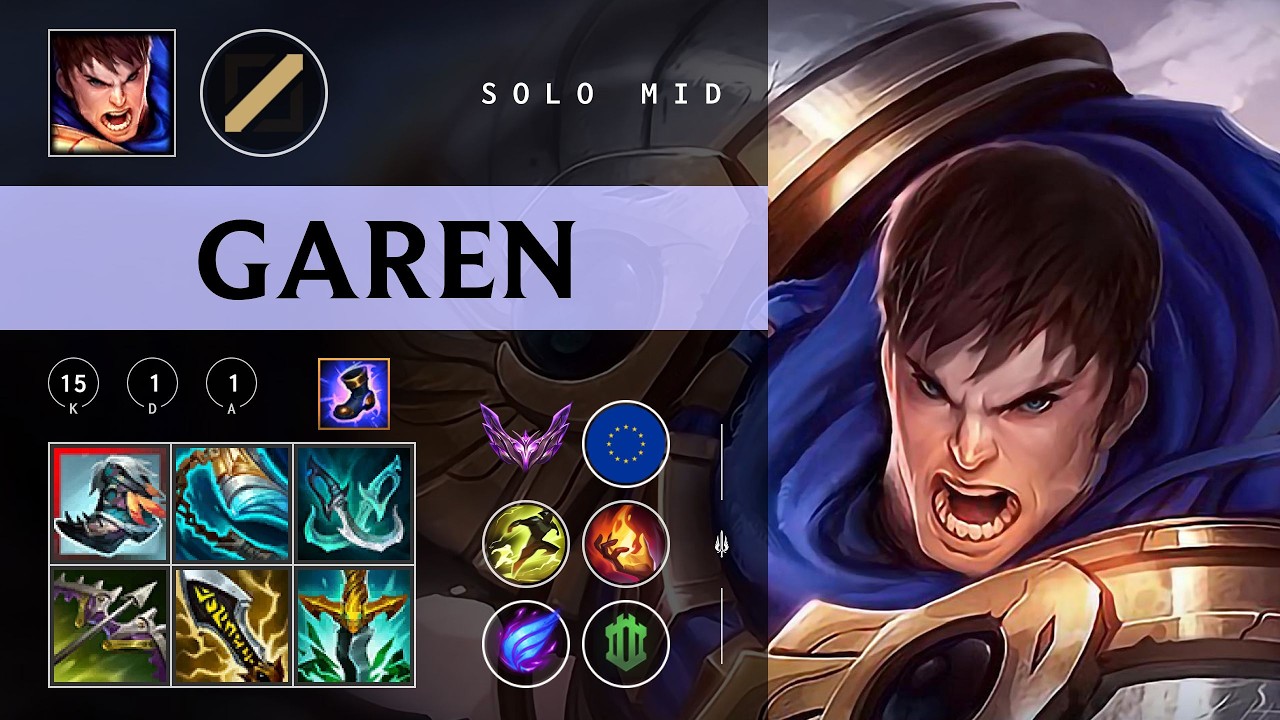 Garen Mid vs Naafiri - EUW Master Patch 26.04