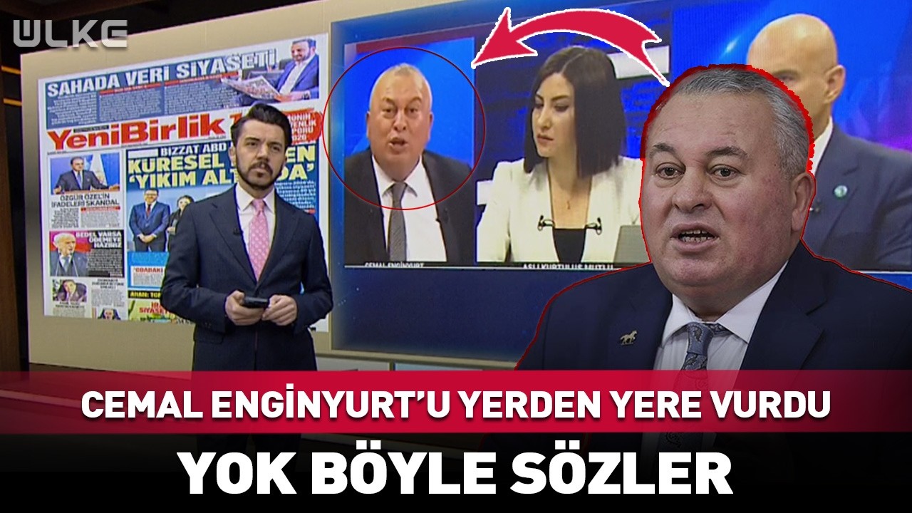 Canlı Yayında Cemal Enginyurt'u Yerden Yere Vurdu! Yok Böyle Sözler...
