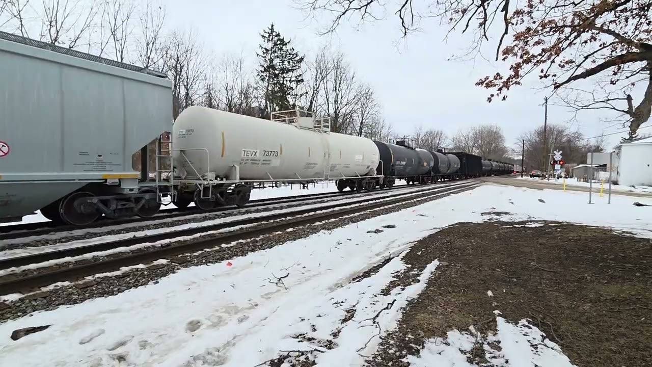 Two Citirail locomotives with CN manifest freight 