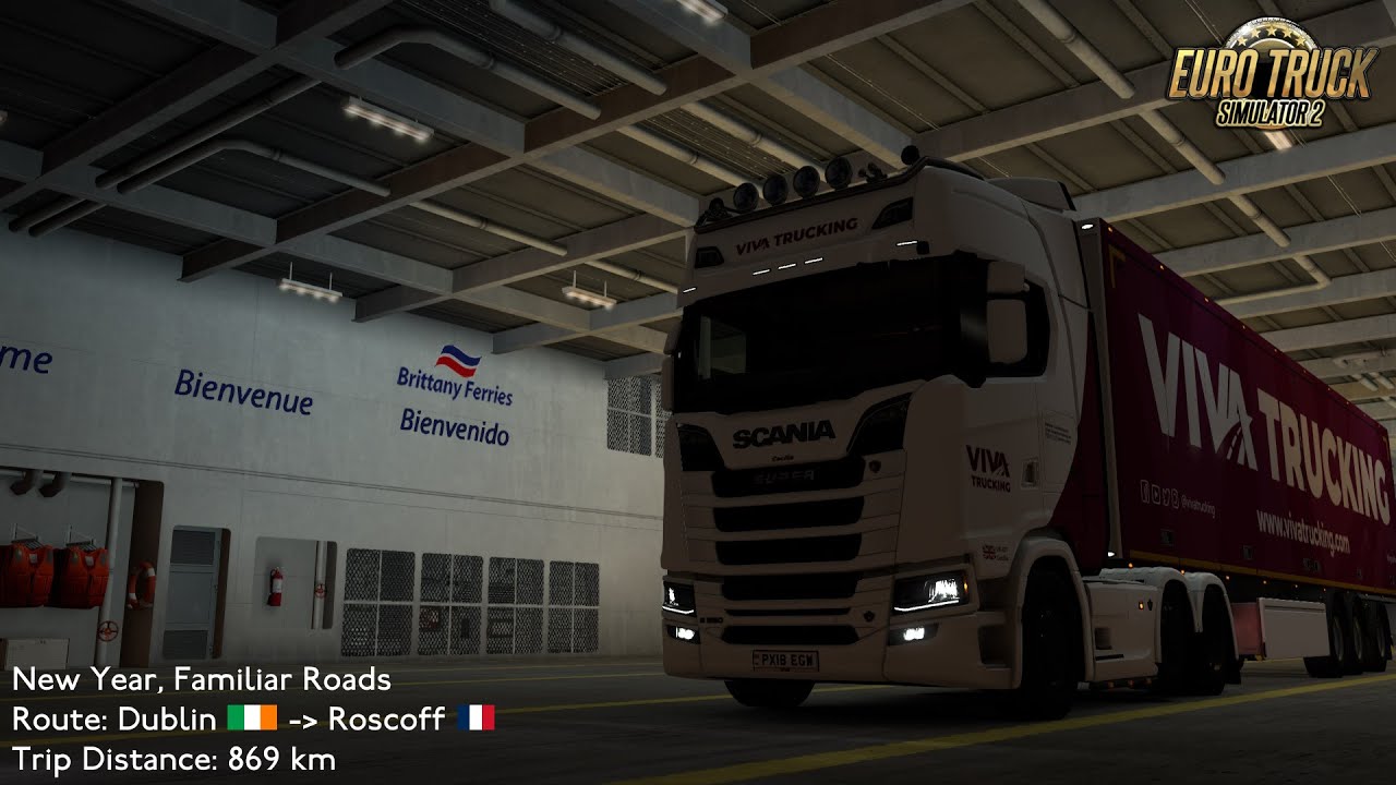 Euro Truck Simulator 2 - New Year, Familiar Roads