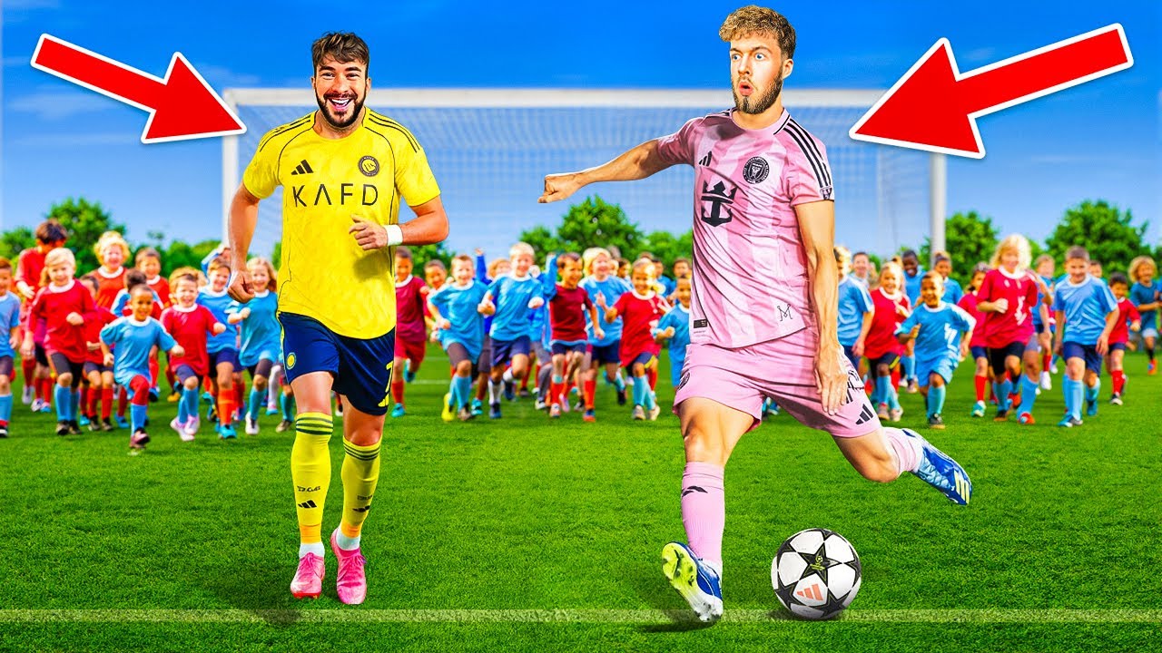 Mich Sako + MGFITMAN vs 11 DĚT&Iacute; ve Fotbale!