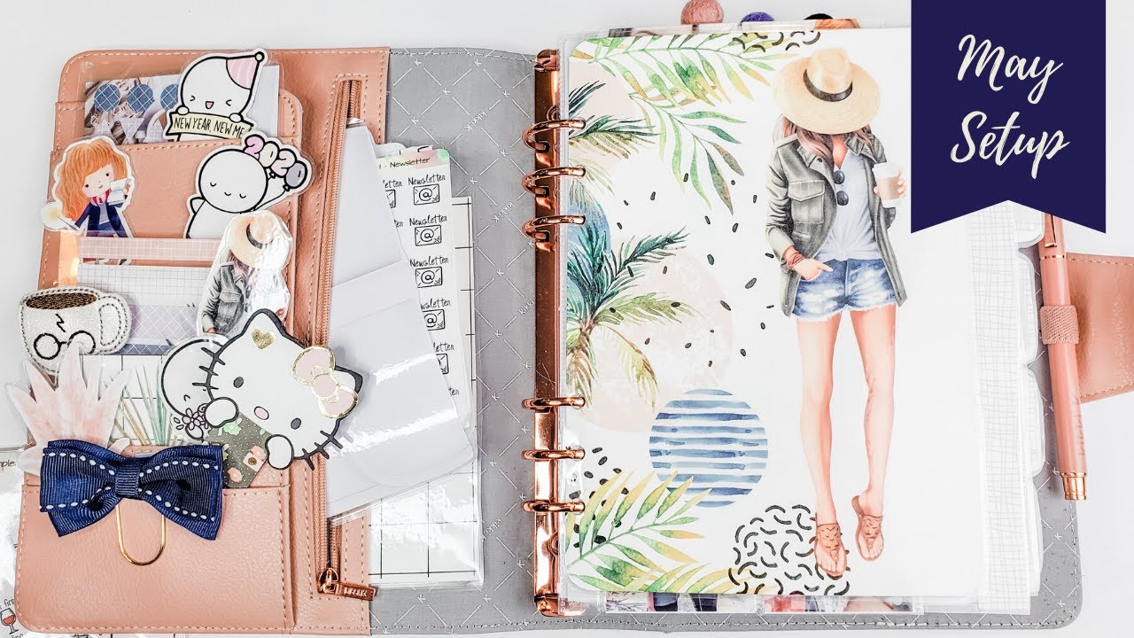 Beautiful Kikki K A5 Rings Setup For May 2020 | Spring Planner Flipthrough