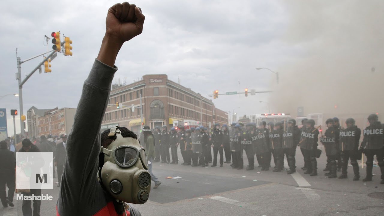 Baltimore's night of chaos ends in flames | Mashable