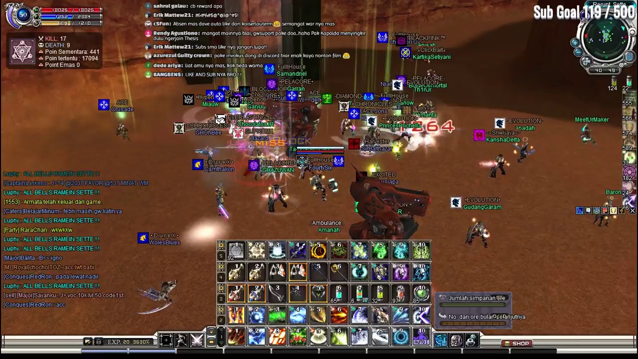 [Live] Jablai Bellato Lunar Come Back ? - RF Classic Indenesia WAR MALAM