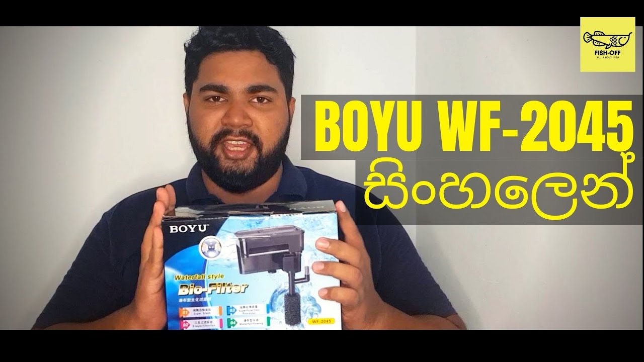Filter unboxing & set up (BOYU WF-2045 )