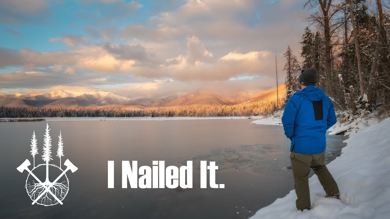 The Difference Between Good Light and Great Light - Landscape Photography with a Warm Winter Sunset