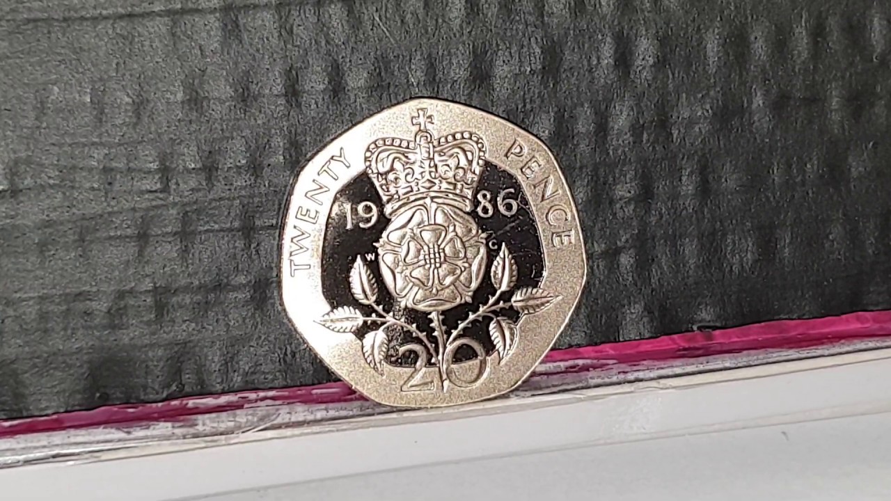 British - 1986 - 20 Pence - Twenty Pence - Proof - Coin World UK