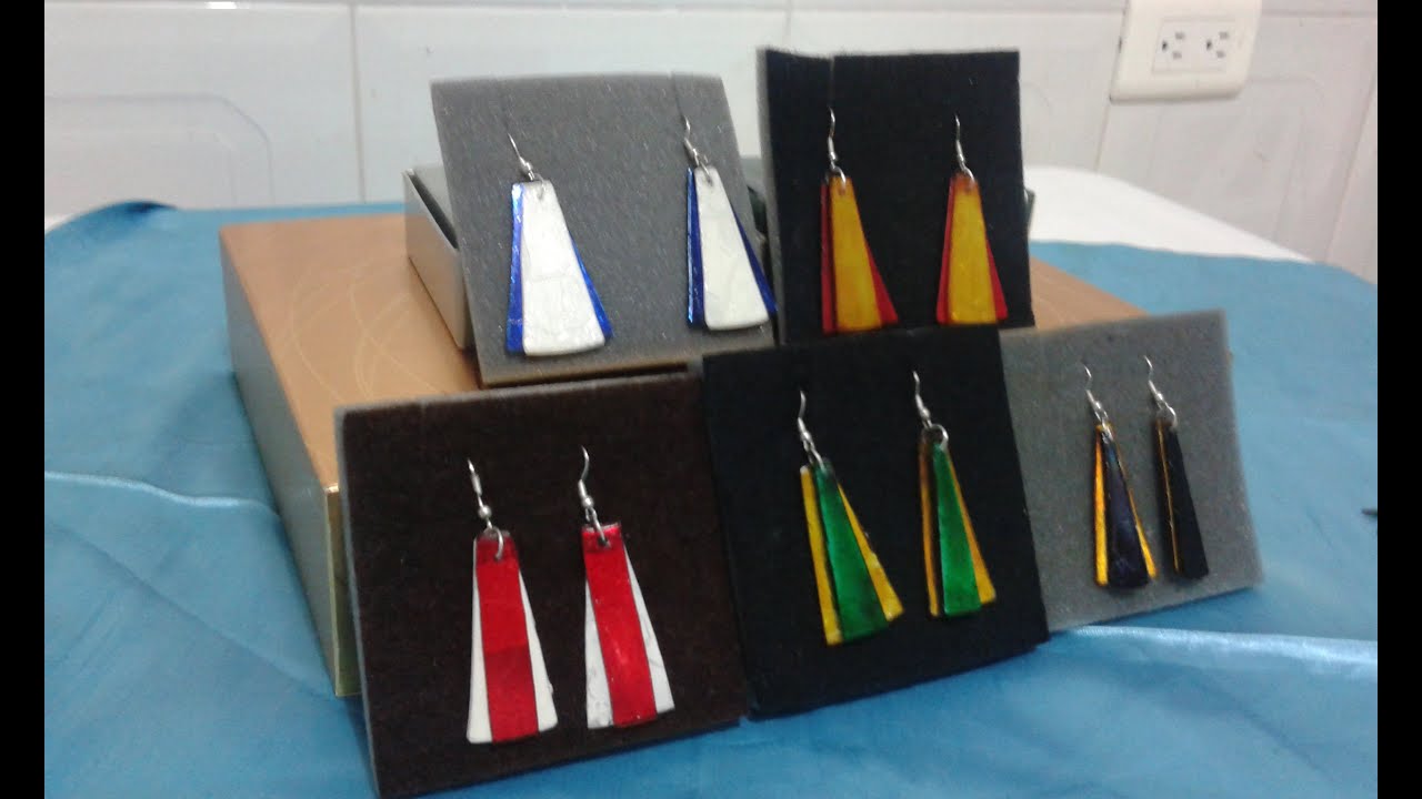 Aretes con CDs reciclables | Marlin Fly
