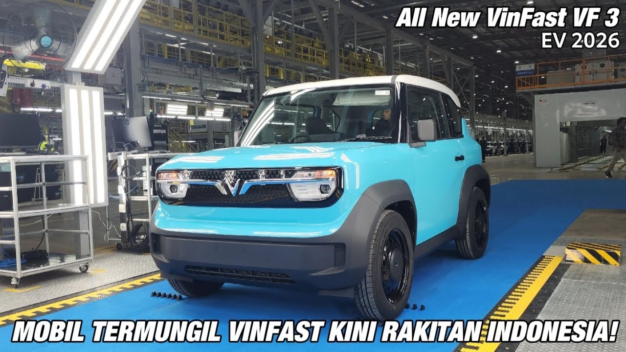 CALON EV DIBAWAH 100 JUTA?! VINFAST VF 3 SUDAH DIRAKIT LOKAL!