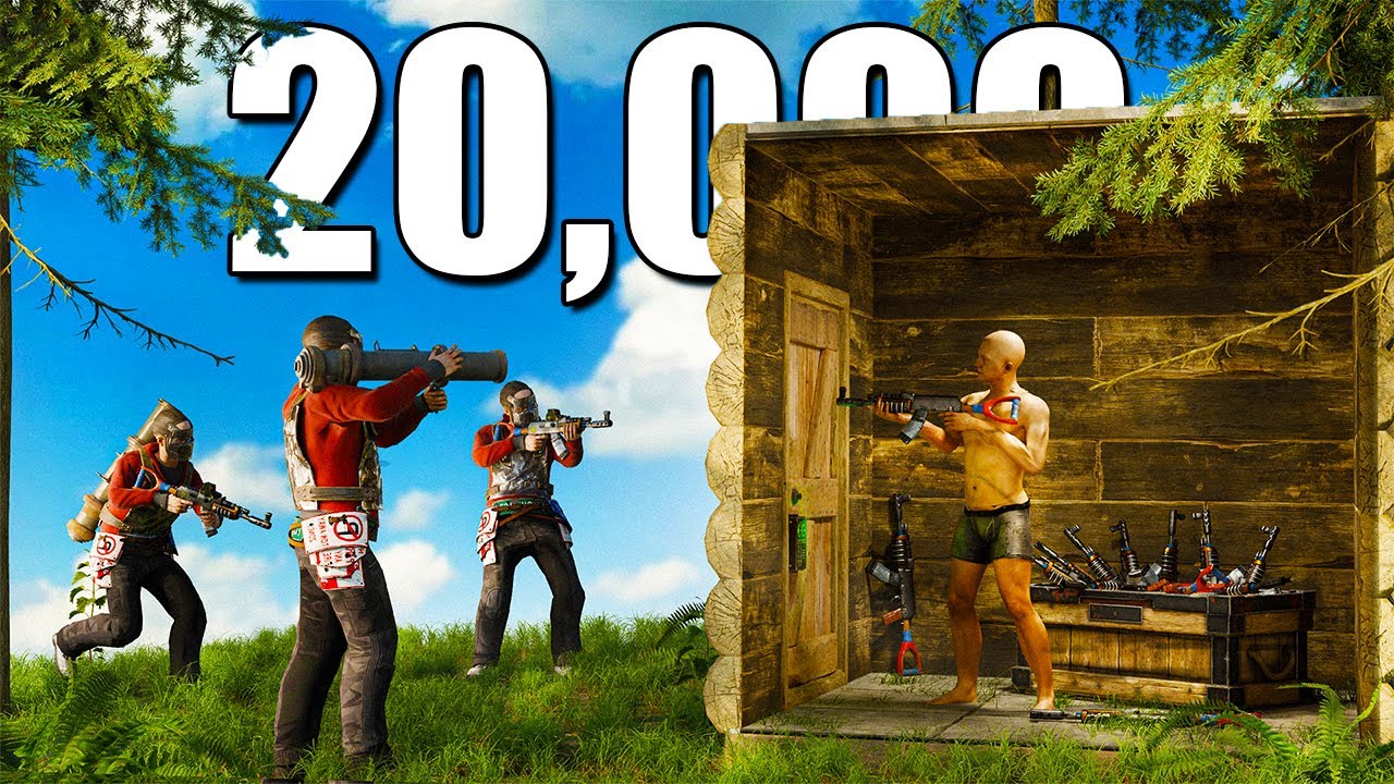 20 000 ЧАСОВ опыта Solo Rust..