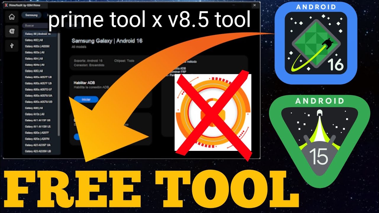 Prime Tool X v8.5 Free Tool🔥 | Samsung FRP Bypass Android 15 & 16 | No Auth | GSM C Tool
