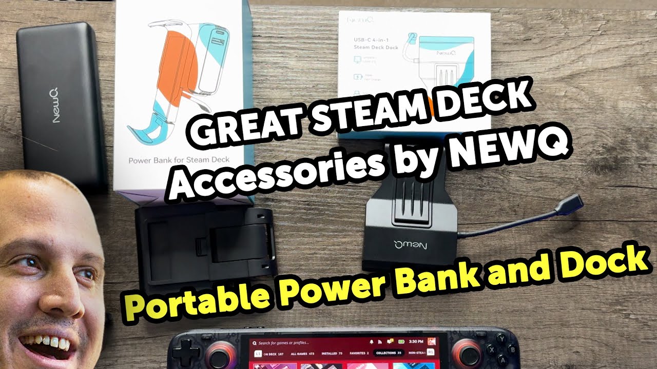 NEWQ  65W 20,000 MAH Steam Deck Backup Battery and 4 in 1 Dock review.