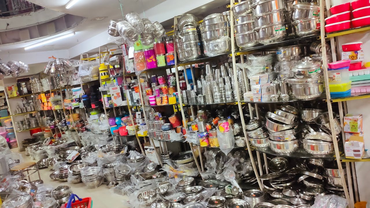 Rs.1.50/- onwards stainless steel/wholesale manufacturer/kitchen vessels/storage container/rice drum