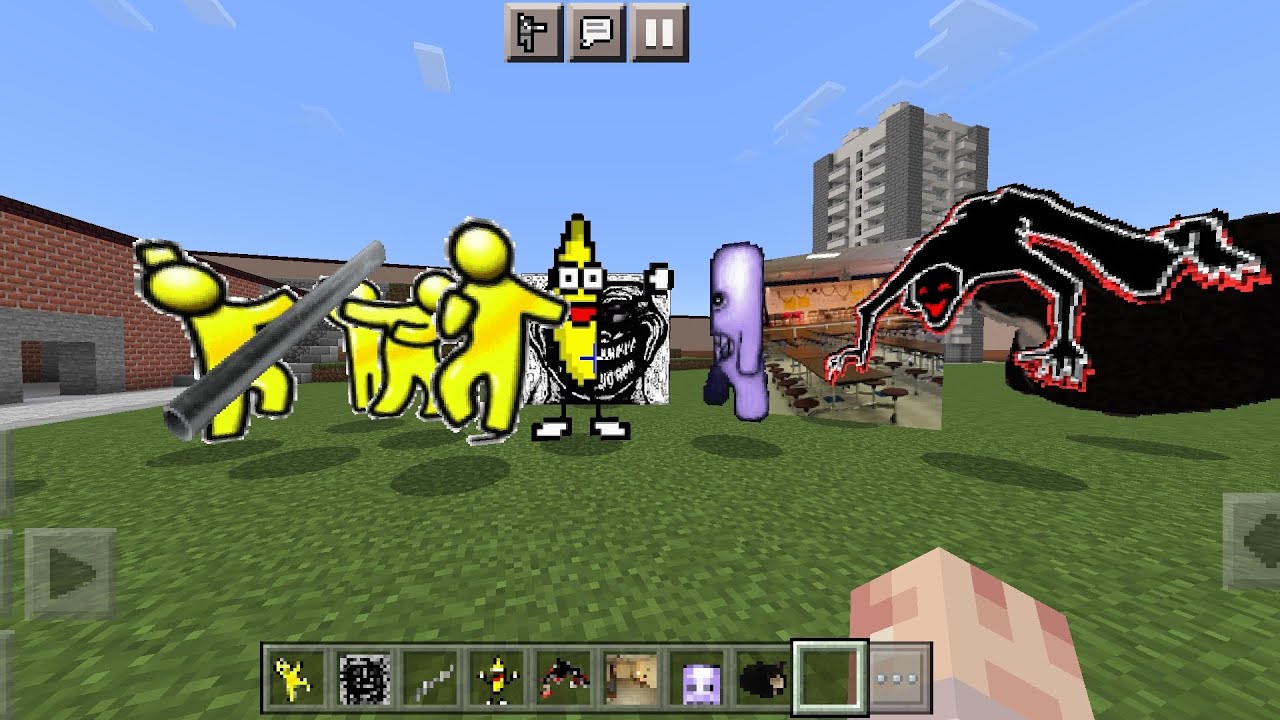 NEW ADDED | Nico's Nextbots Gif (Animated) V2 Addon for MCPE 1.19.71