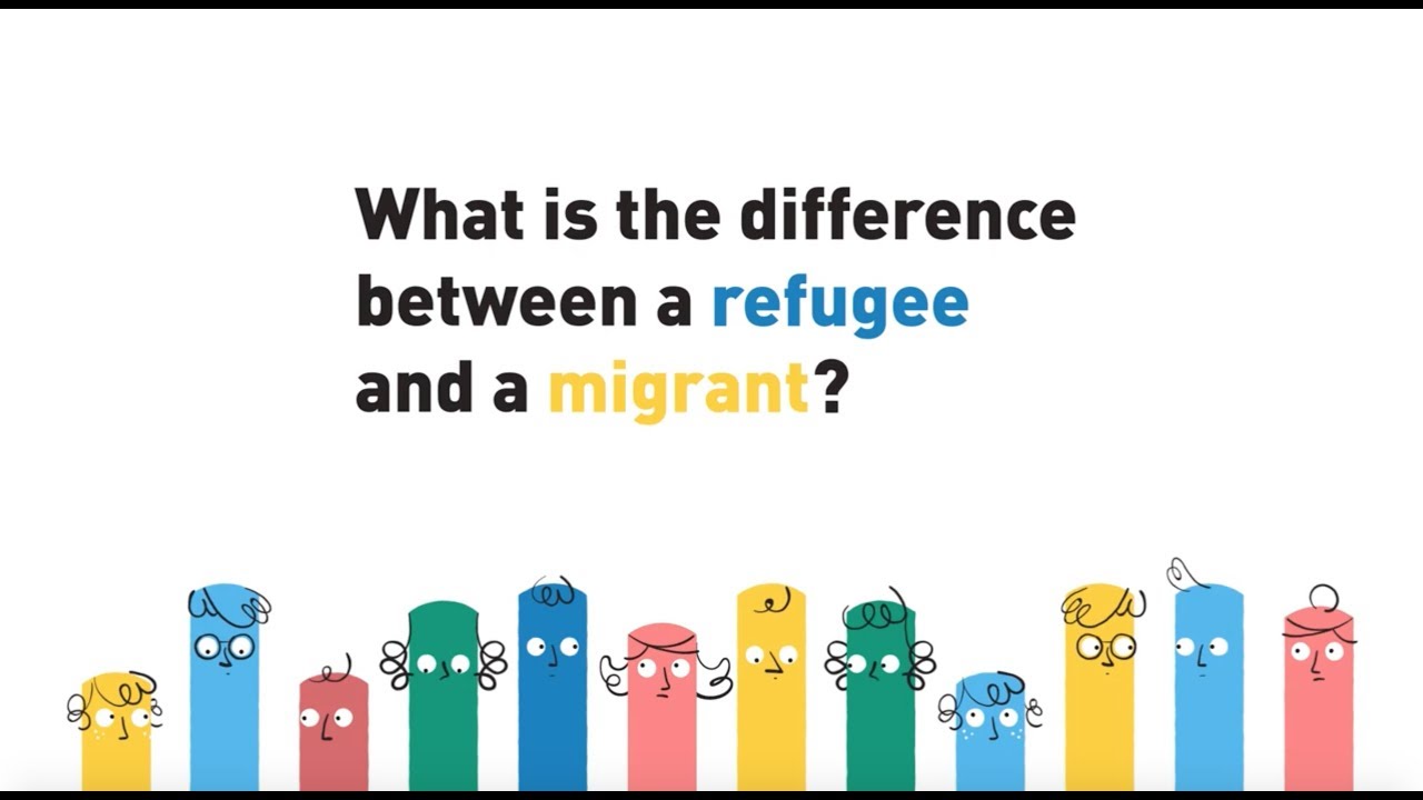 What is the difference between a migrant and a refugee?