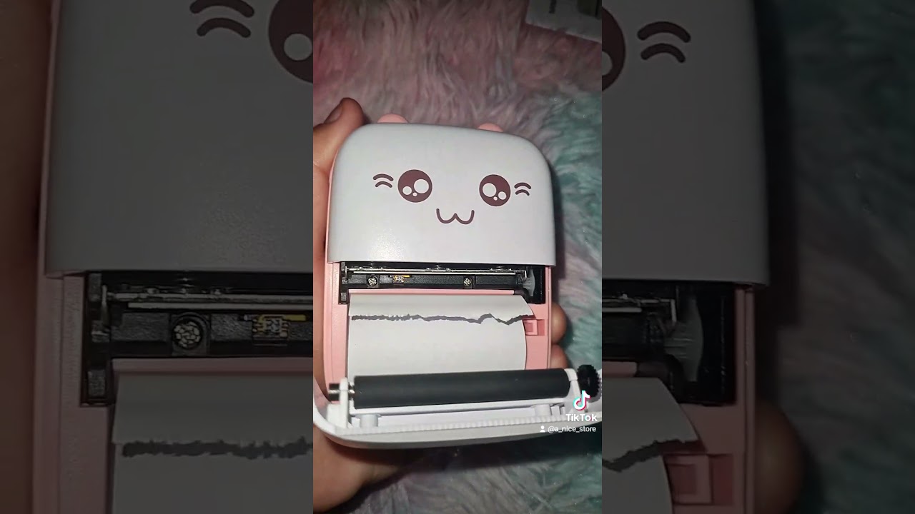 Mini Impresora T&eacute;rmica, no necesita tinta, incluye 11 rollos entre ellos adhesivo y papel!💗💗💗