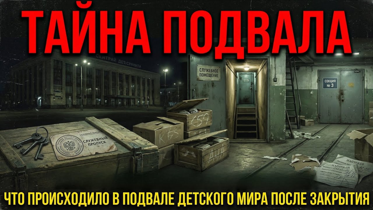 Почему сторожа «Детского мира» БОЯЛИСЬ ночных смен? Записи 1991 года