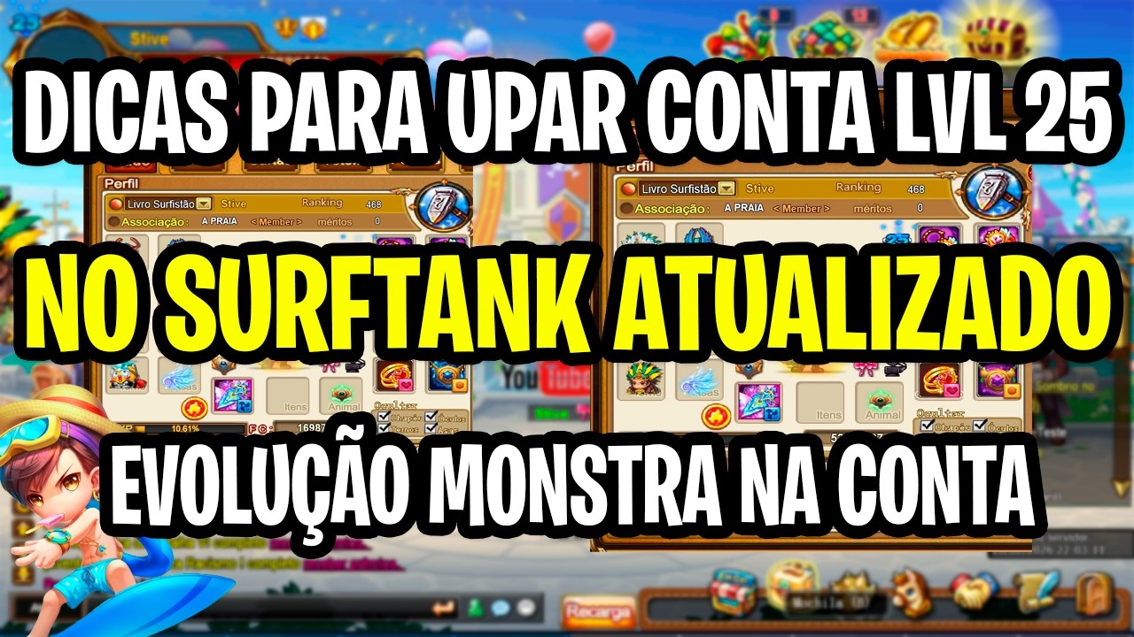 SURFTANK 13.1 (DDTANK) - EVOLU&Ccedil;&Atilde;O MONSTRA + DICAS DO QUE UPAR NA CONTA