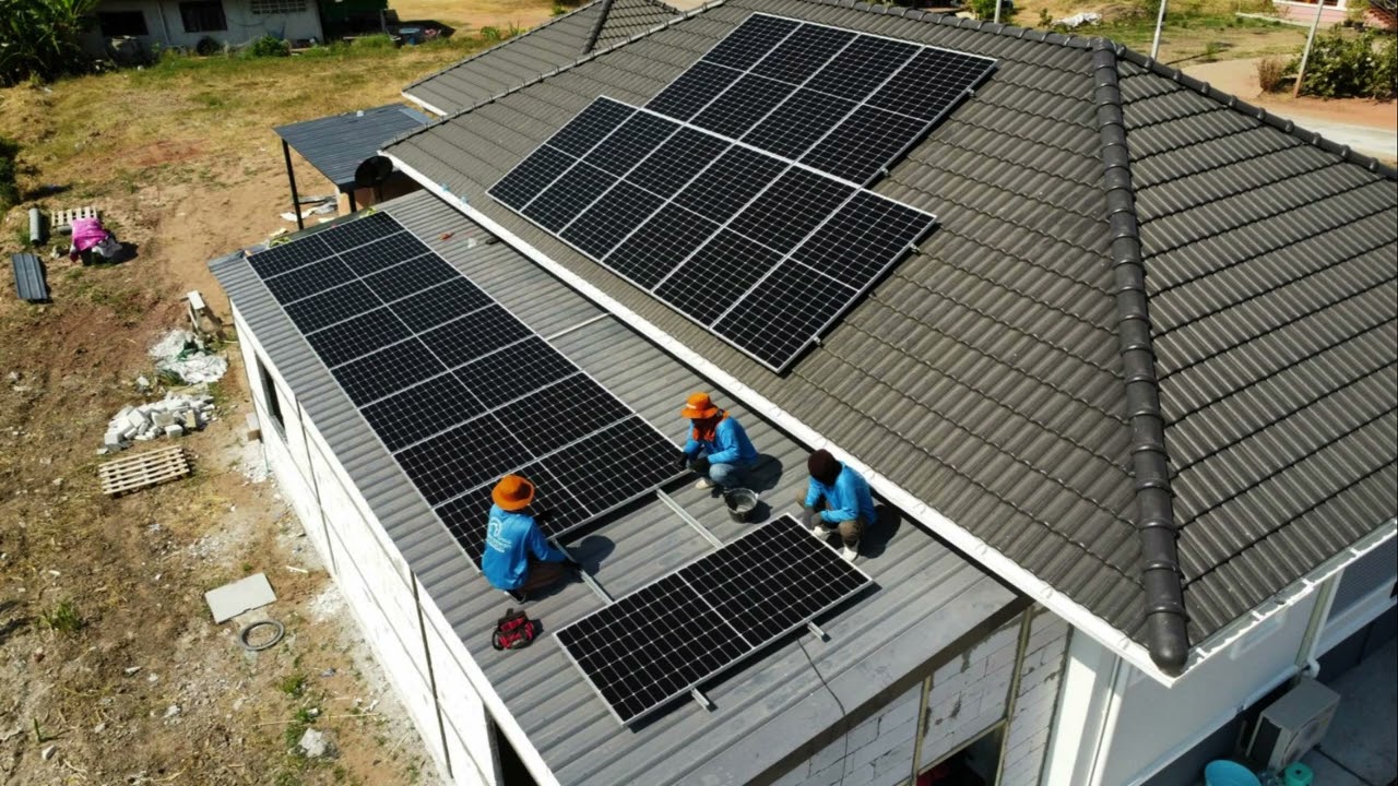 Solar installation in Korat from start to finish | SolarThailand.biz