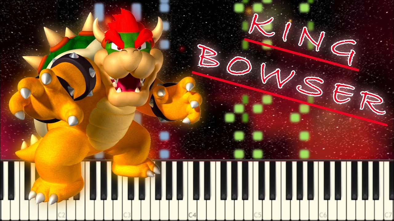 King Bowser (Super Mario Galaxy) - Piano